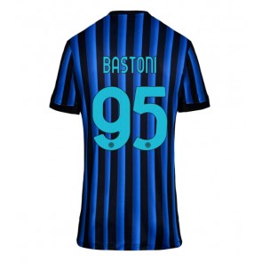Inter Milan Alessandro Bastoni #95 Replika Hjemmebanetrøje Dame 2025-26 Kortærmet